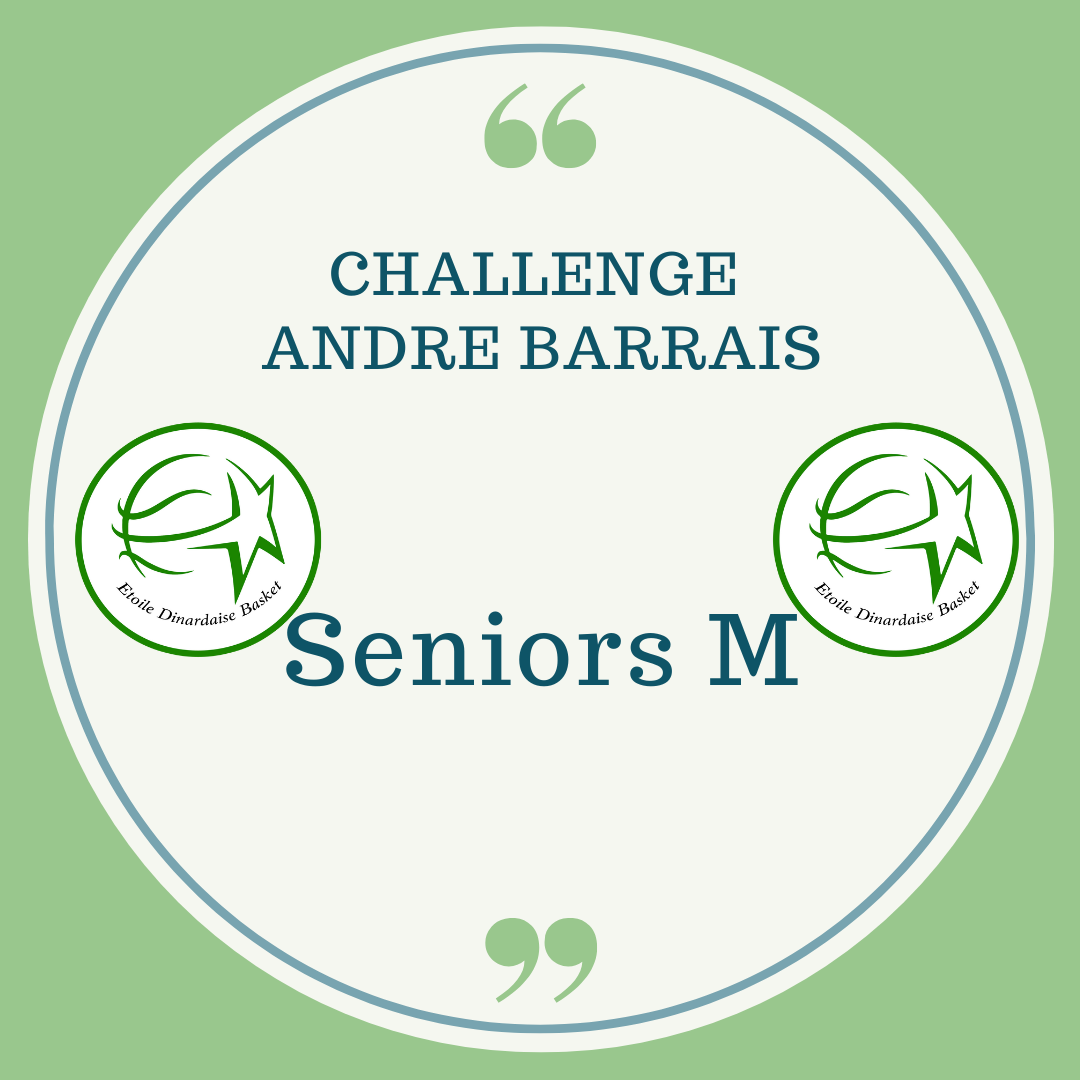 Challenge André Barrais 2026 - Seniors M