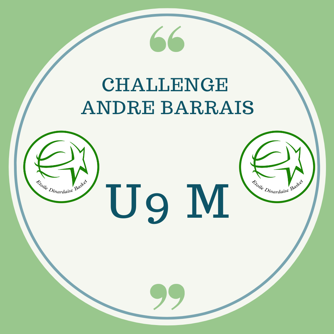 Challenge André Barrais 2026 - U9 M