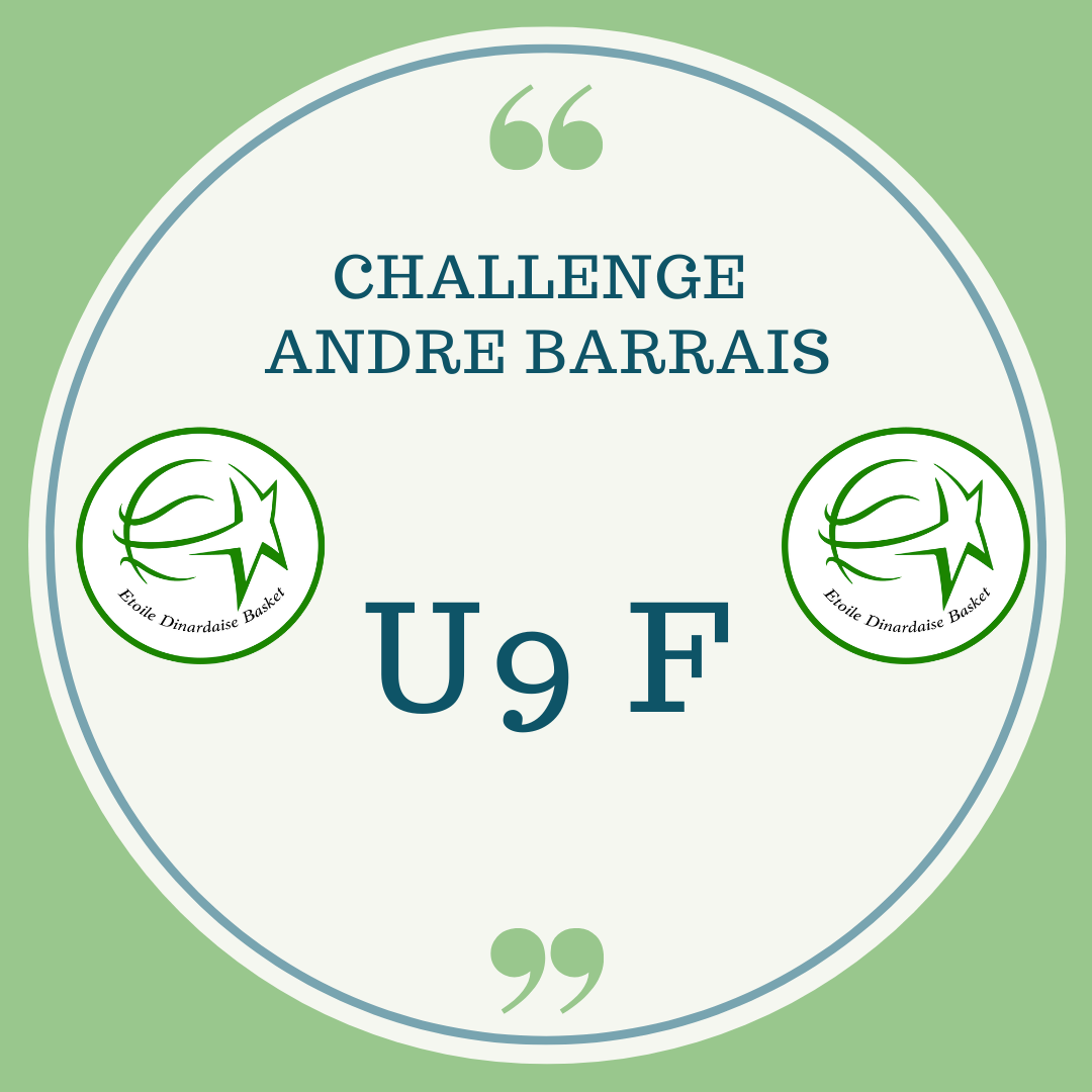 Challenge André Barrais 2026 - U9 F