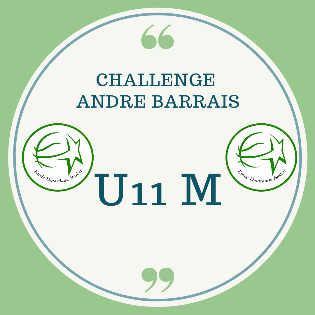 Challenge André Barrais 2026 - U11 M