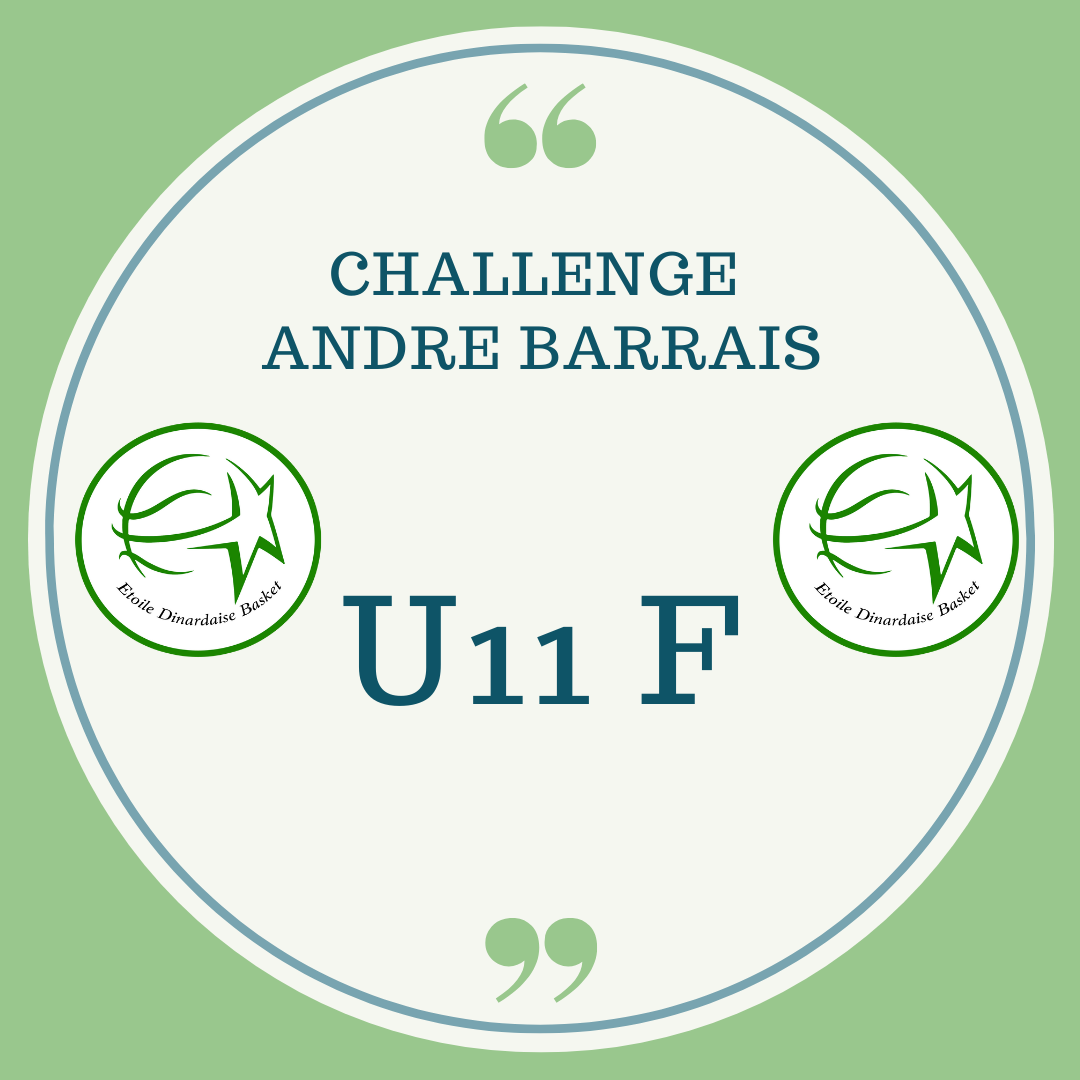 Challenge André Barrais 2026 - U11 F