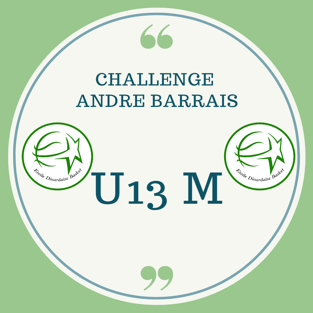 Challenge André Barrais 2026 - U13 M