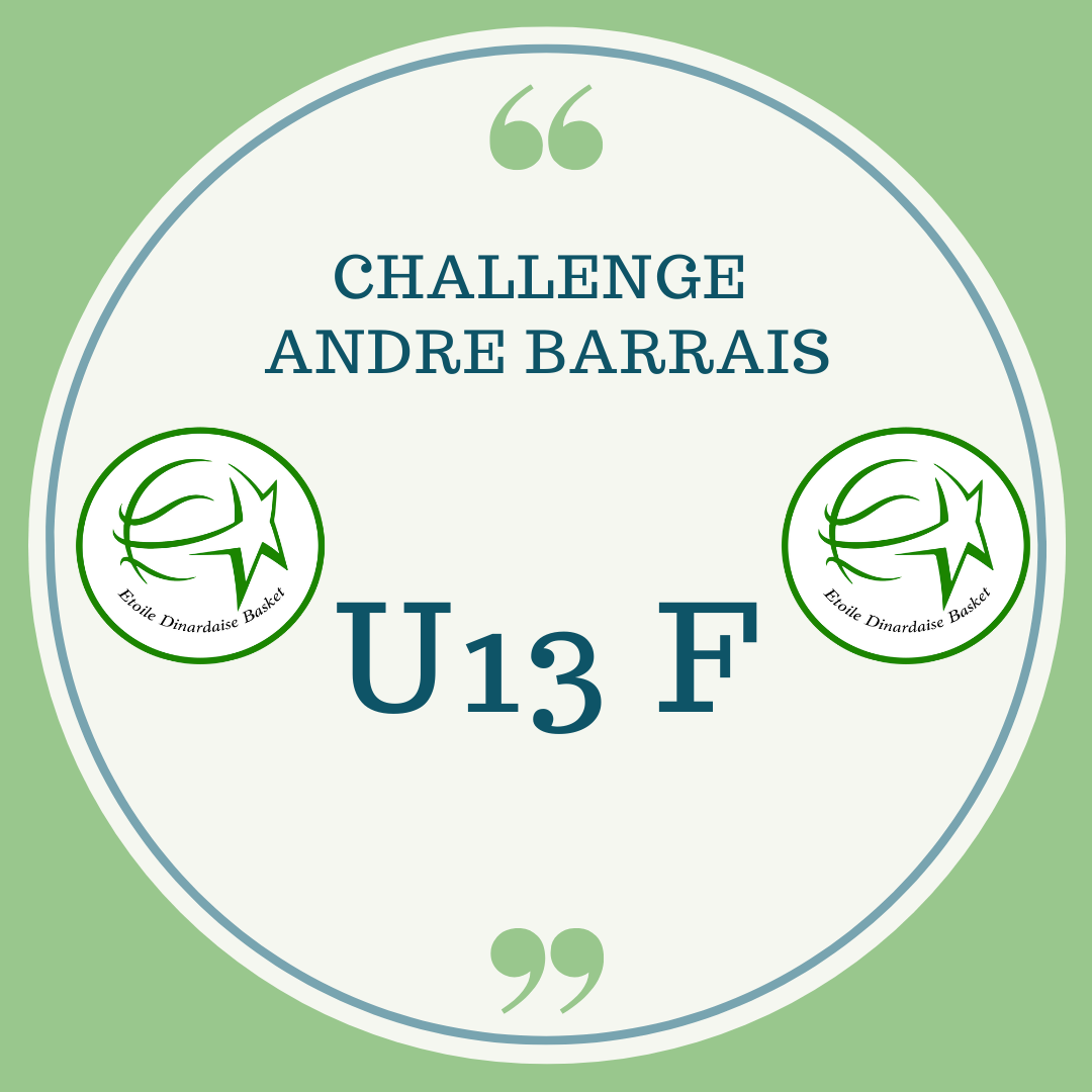 Challenge André Barrais 2026 - U13 F