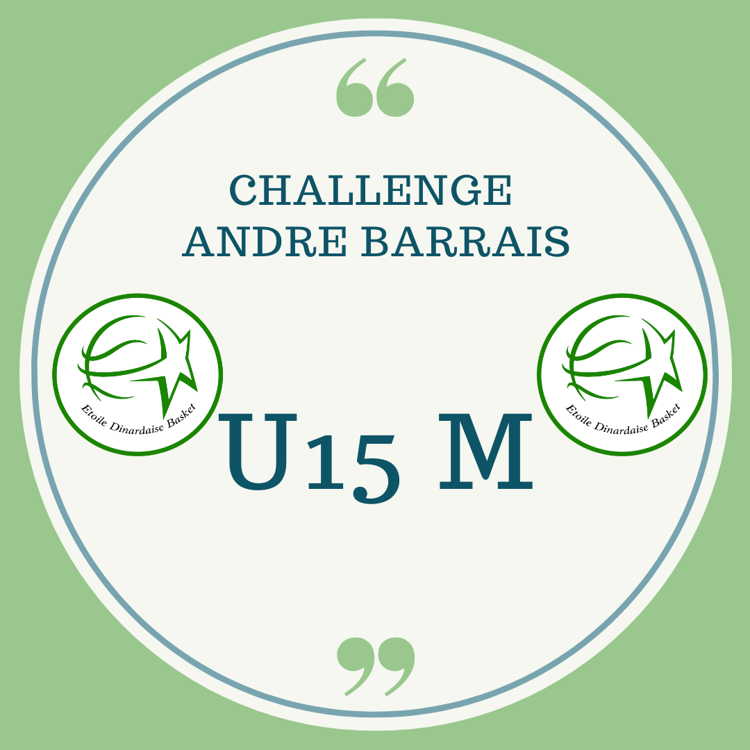 Challenge André Barrais 2026 - U15 M