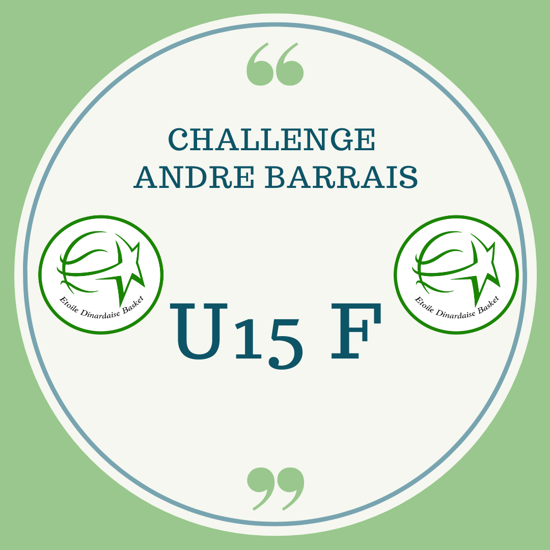 Challenge André Barrais 2026 - U15 F